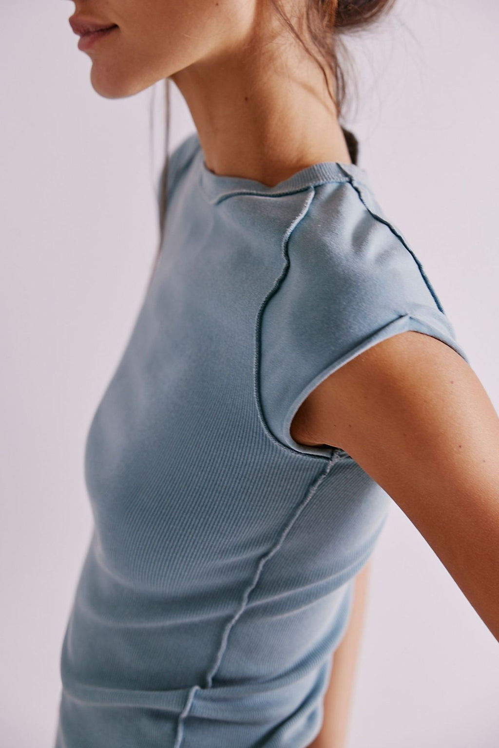 Women's rib knit tank top