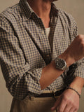 Mens long sleeve button down