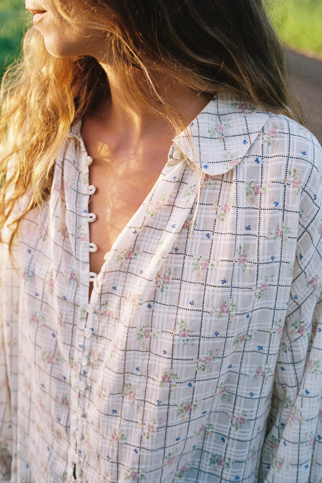 Women's Long sleeve button up