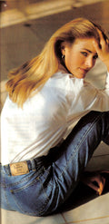 Womens straight leg denim jean
