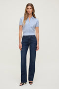 Womens straight leg denim jean