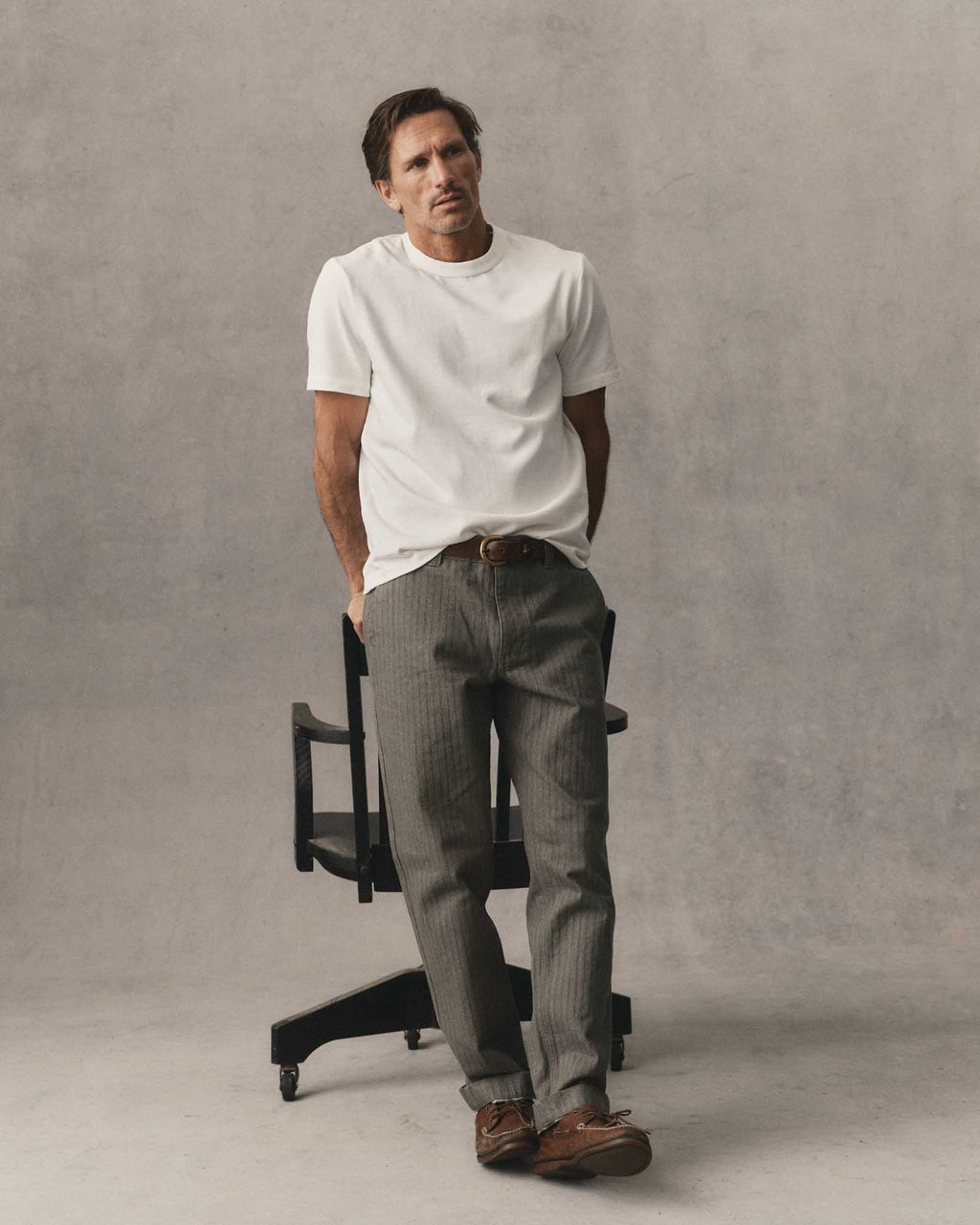 Men's mid weight slim T shirt